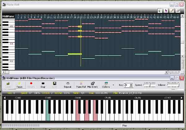 Piano MIDI files